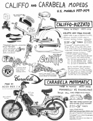Carabella (made by Acer-Mex) and Rizzato Califfo