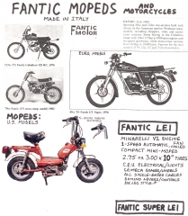 Fantic Lei and Super Lei (made in Italy)