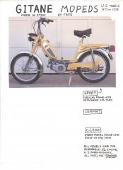 Gitane Sport, Confort, CL200 (made by Testi, Italy)