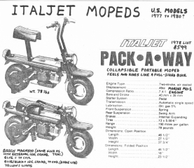 Italjet Pack-A-Way (made in Italy)