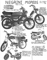 Negrini Gazelle I,II,III, MX Sport I,II
