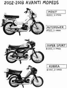 Avanti 2003 Mont, Autopower, Kobra, Supersport