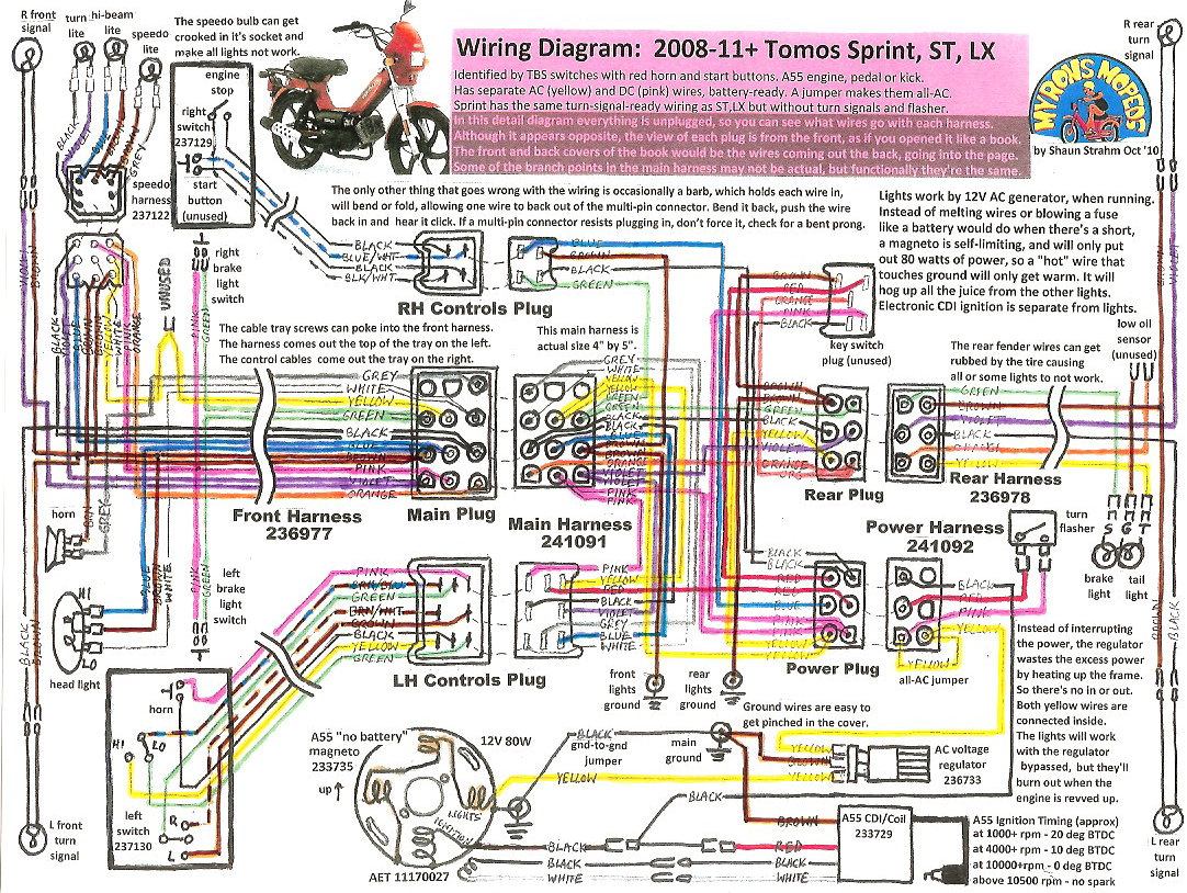 Re: Tomos Engine & Horn work but no lights — Moped Army