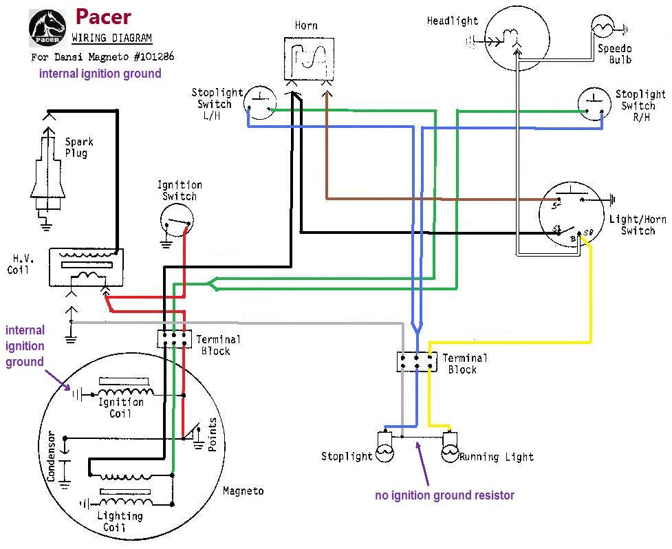 Wiring Diagrams  U00ab Myrons Mopeds