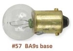 57 BA9s bulb