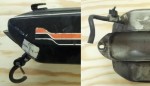 Motron 1978-79 gas tank 10x1 male valve no extension needed