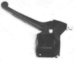 DB8K Domino "90's black" left brake-only control
