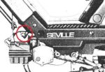 Sachs Seville M12x1 spigot left