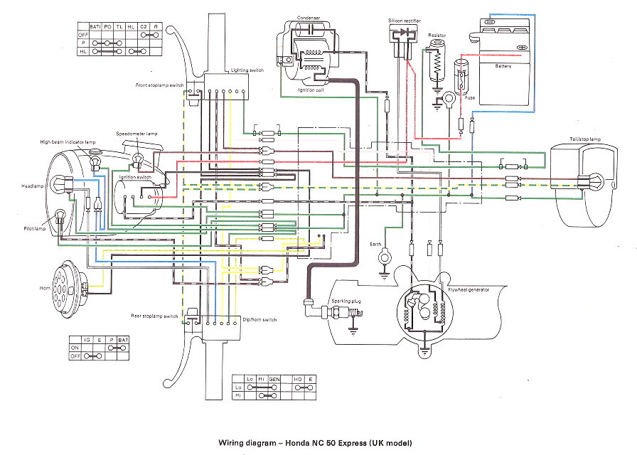 Wiring Diagrams « Myrons Mopeds