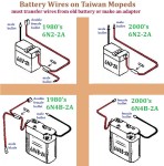 Battery Wire Versions Taiwan 6V Mopeds 