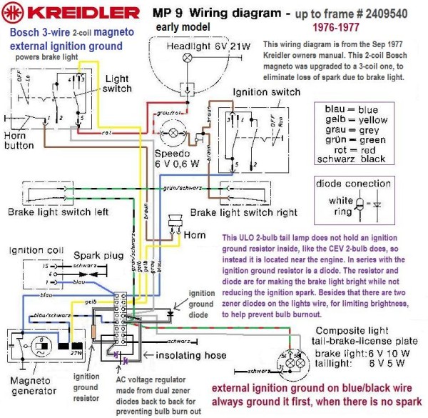 Wiring Diagrams « Myrons Mopeds