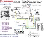 Kreidler MP9 (late) from frame 2409541 Bosch 3-wire magneto internal ignition ground