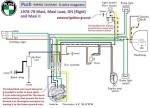 Puch Wiring Diagram 1978-79 6-wire magneto chrome switches