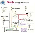 Rizzato Califfo Wiring CEV 3-wire magneto external ignition ground