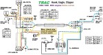 Trac 1985-86 Clipper,Eagle,Hawk Dailim M56 Engine Bosch 3-wire magneto external ignition ground