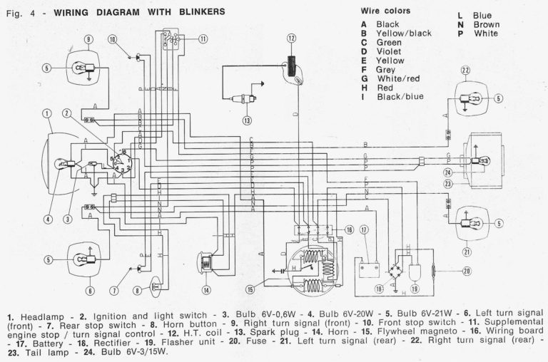 56 Vespa Scooter Wiring Schematic