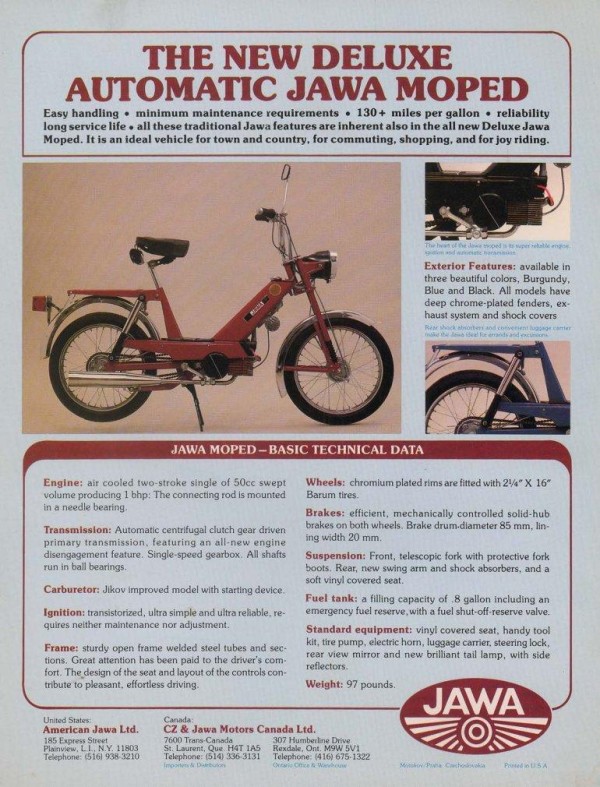 1978 Jawa 207.111 flyer