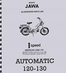 Jawa Automatic 120-130 Parts Book