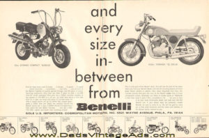 1968 Benelli Ad