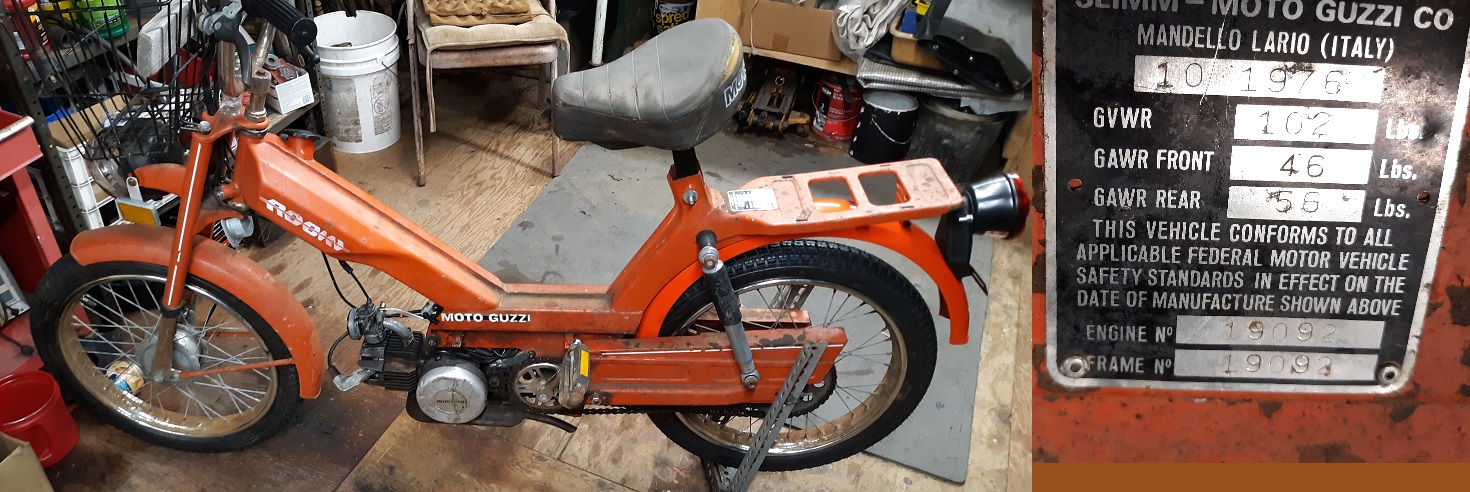 moto guzzi moped for sale