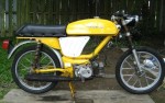 1977 Negrini MX Sport top tank tube frame Morini MO2 engine