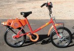 980 Roadmaster orange Model 115 orange w/orange fenders 25 mph, 1.5 hp