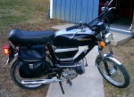 1980 Negrini MX Sport II top tank tube frame different under tank Morini M1 engine with case reed valve for more torque