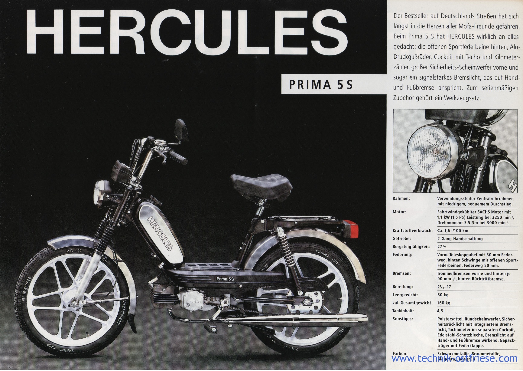 Hercules Prima 5S Mofa