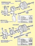 AMF 110 to 130 wheel parts