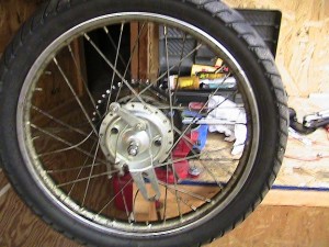 AMF 140 rear wheel