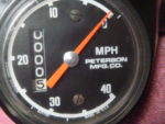 Murray speedometer made by Stewart Warner for Peterson