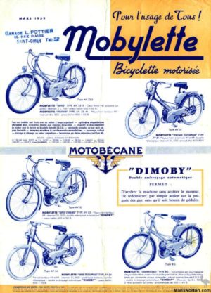 1959 Motobecane brochure