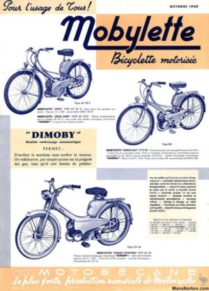 1960 Motobecane brochure
