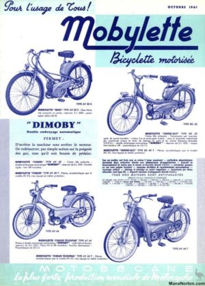 1961 Motobecane brochure