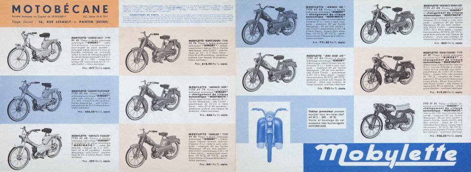 1964 Mobylette brochure