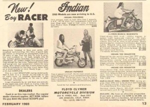 1969 Indian Motorcycles