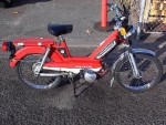 1976 Peugeot 103 LVS red with white trim