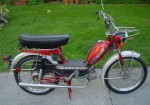 1977 red Flying Dutchman KML 40 with early style engine shroud