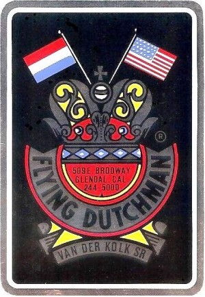 Flying Dutchman frame sticker 200dpi