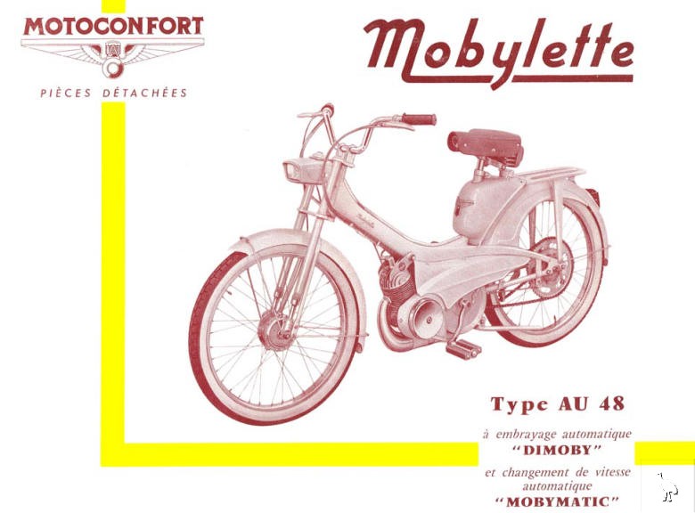 Mobylette Bleue 49cc 1959 - Die-cast model - IXO BIXJ000007