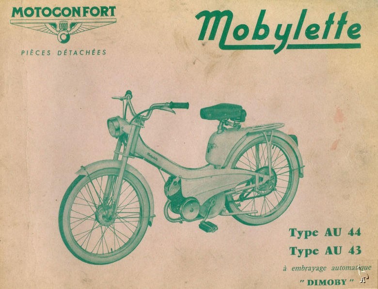 Mobylette Bleue 49cc 1959 - Die-cast model - IXO BIXJ000007