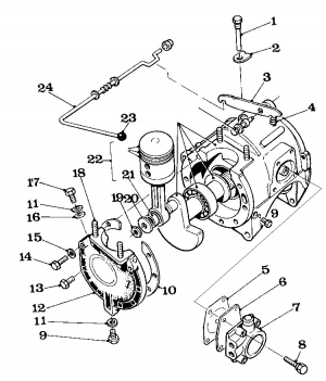 Solex Parts Figure 3 Crankcase Assembly