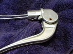 Solex right inverted lever with cable wires taut