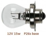 12V 15w P26s bulb