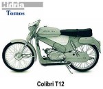 This '62 Tomos Colibri T12 has 19" rims, with "23 x 2.25" tires.