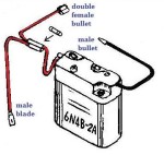 Battery 6N4B-2A vintage