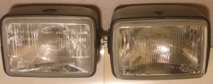 1989-2013 Tomos head lamps, L CEV, R Saturnus