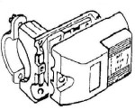 Merit switch 342A and mount 342B