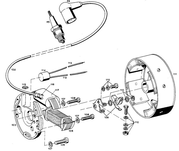 1972 Anker Laura M48 magneto