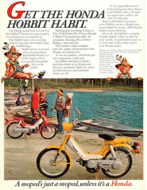 1977 Honda Hobbit Magazine Ad
